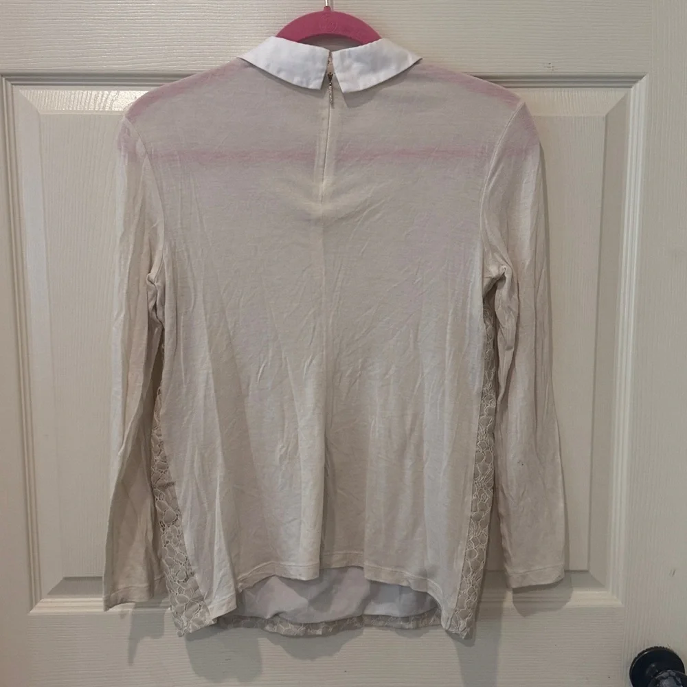 Tory Burch Gabriella lace top, small